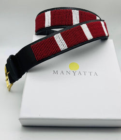 Red and white vertical stripes - size 30 only