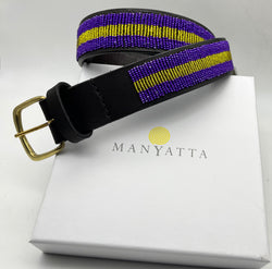 Purple and gold - size 34 only