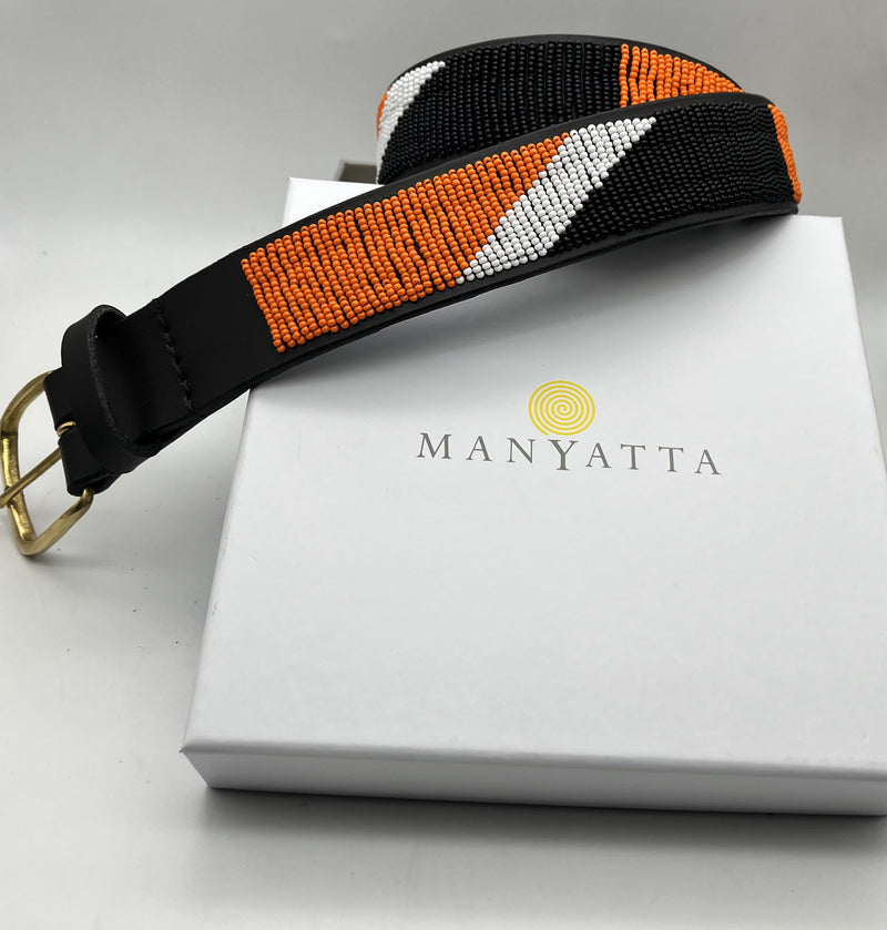 Orange, black and white - size 38 only